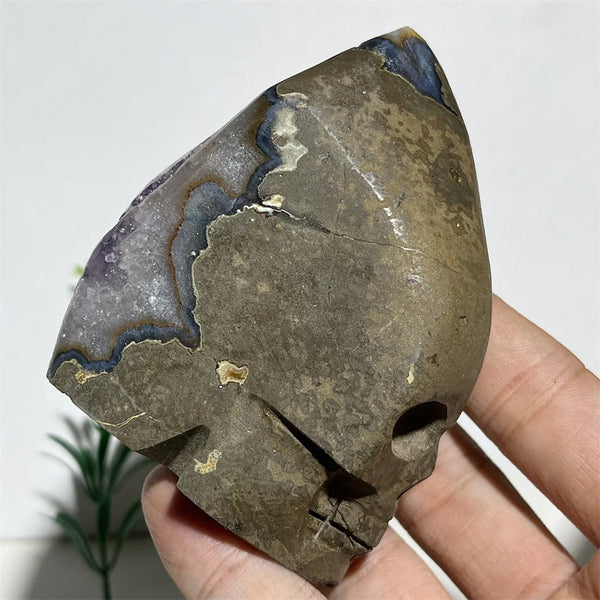 Purple Amethyst Skull Cluster-ToShay.org