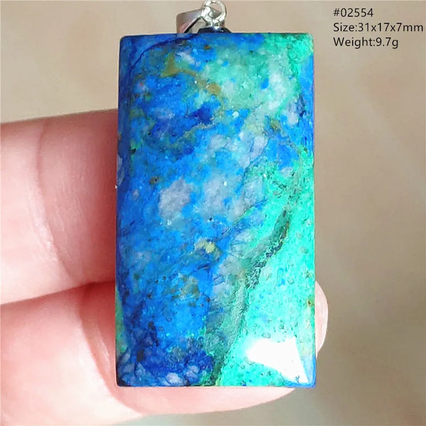 Blue Azurite Pendant-ToShay.org