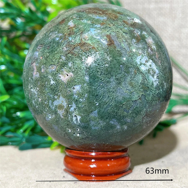 Green Moss Agate Ball-ToShay.org