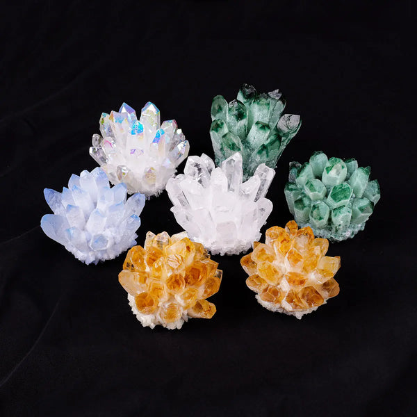 Mixed Quartz Crystal Clusters-ToShay.org