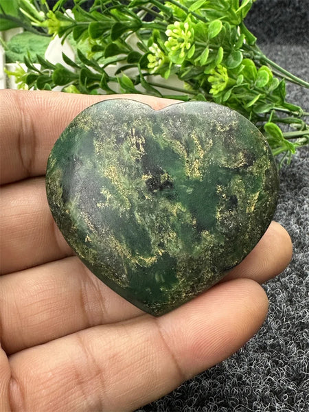 Green Emerald Stone Heart-ToShay.org