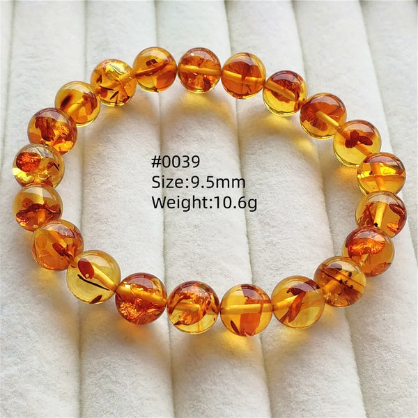 Yellow Amber Bead Bracelet-ToShay.org
