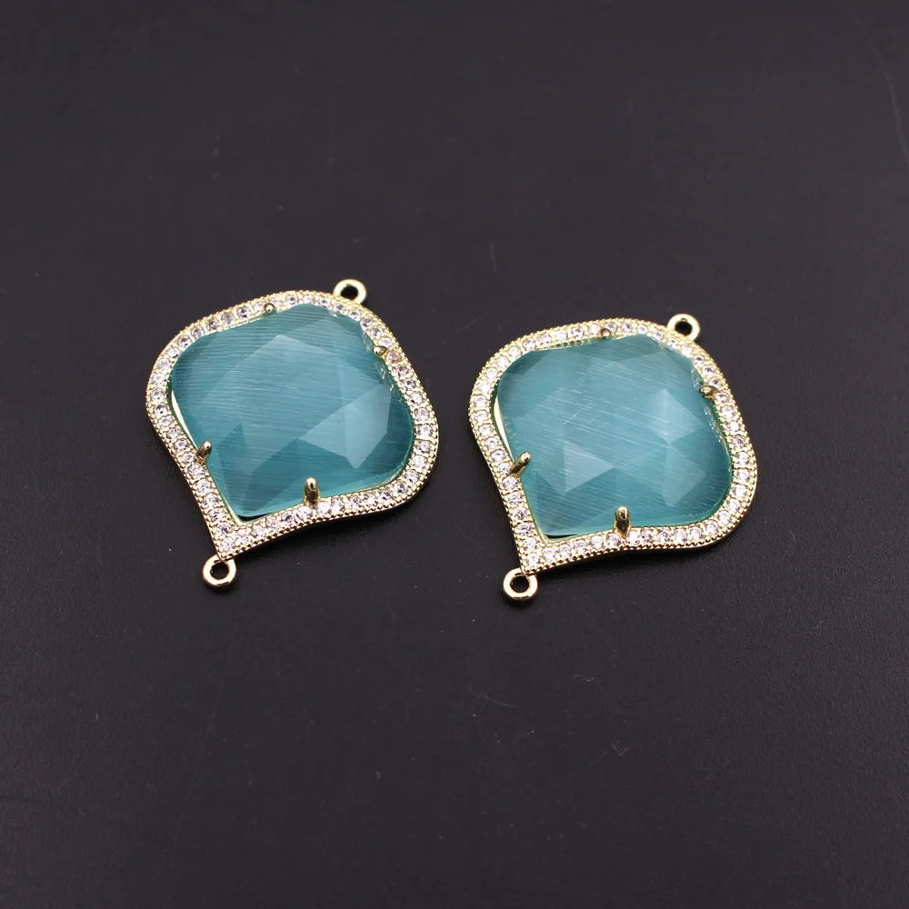Mixed Cats Eye Charms-ToShay.org