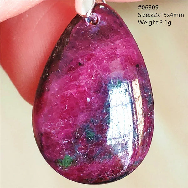 Red Ruby Zoisite Light Pendant-ToShay.org