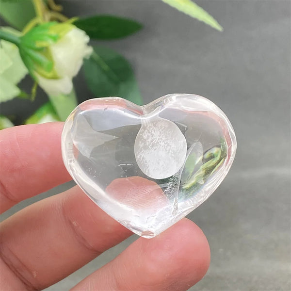 Clear Crystal Heart-ToShay.org