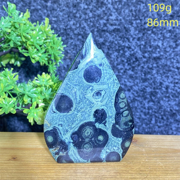 Blue Malachite Crystal Torch-ToShay.org