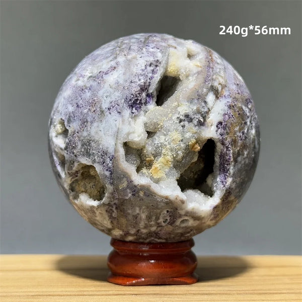 Purple Sphalerite Ball-ToShay.org