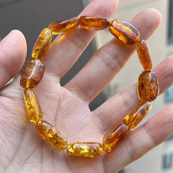 Yellow Amber Bracelet-ToShay.org