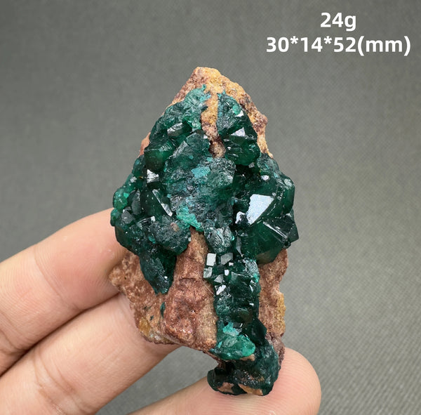 Green Dioptase Quartz-ToShay.org
