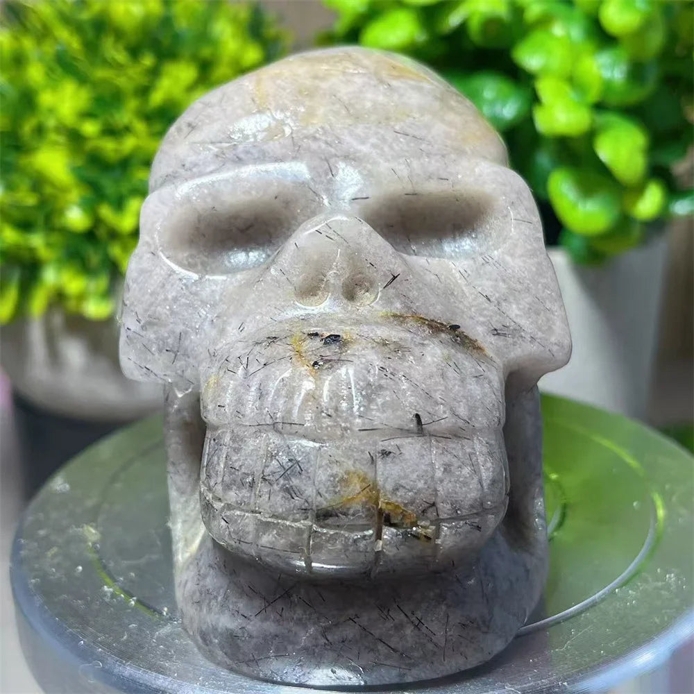 Black Hair Crystal Skull-ToShay.org