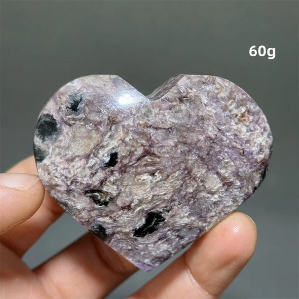 Purple Dragon Crystal Heart-ToShay.org
