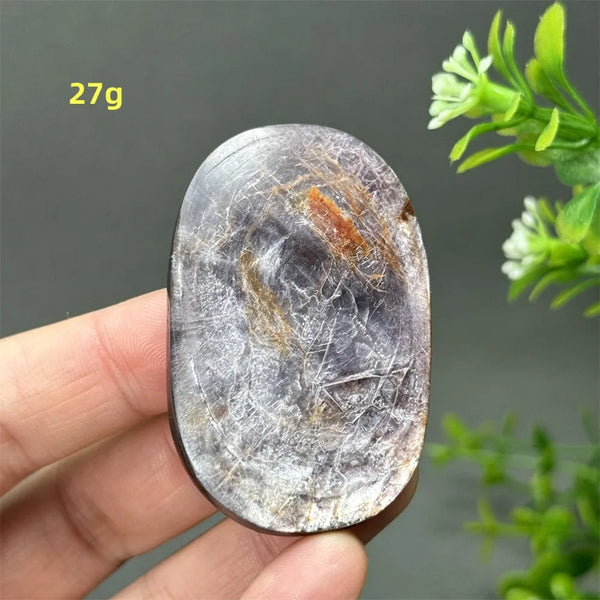 Purple Lepidolite Palm Stone-ToShay.org