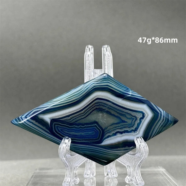 Blue Agate Rhombus-ToShay.org