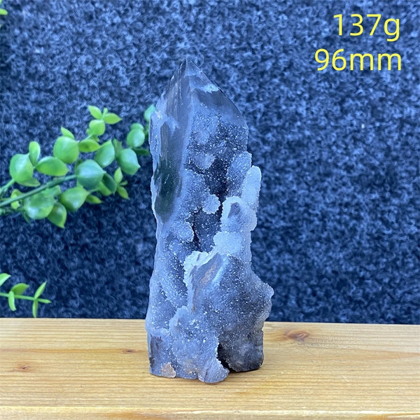 Purple Sphalerite Geode Point-ToShay.org