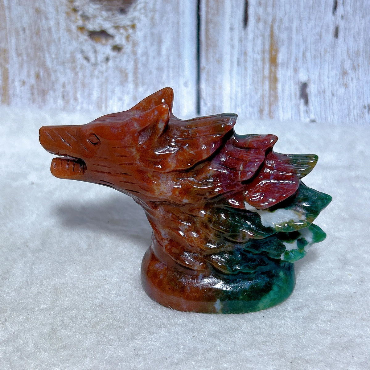 Ocean Jasper Wolf Head-ToShay.org