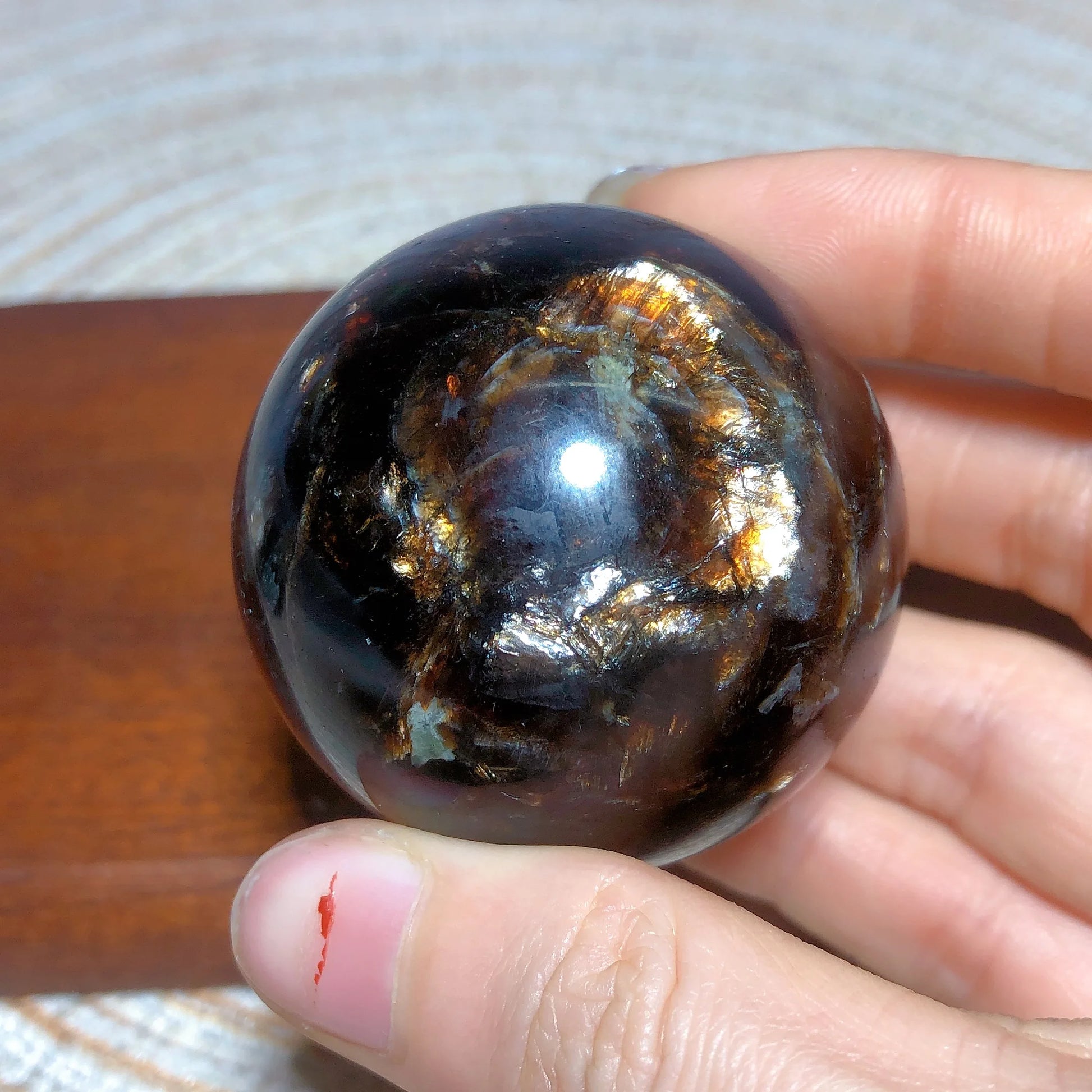 Gold Flash Mica Ball-ToShay.org
