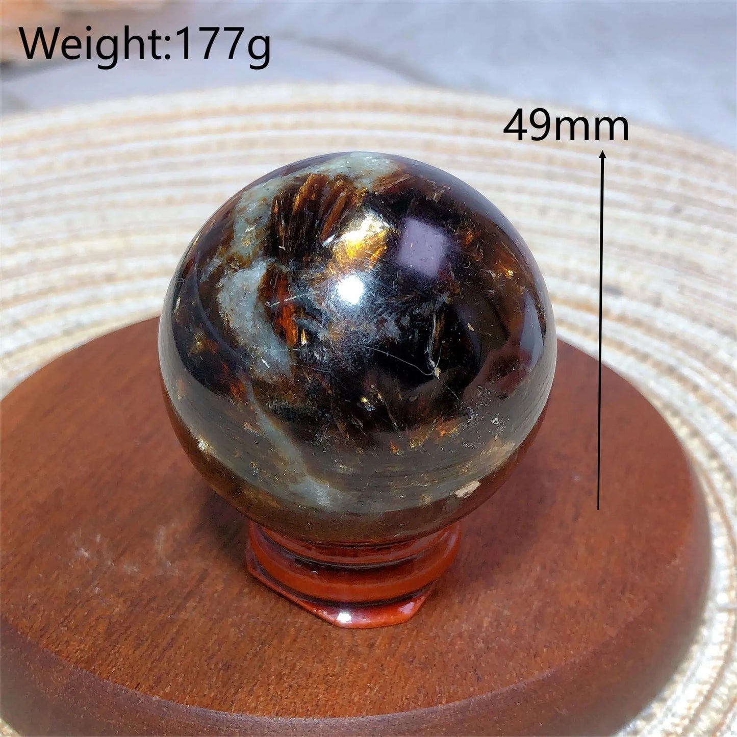 Gold Flash Phlogopite Balls-ToShay.org