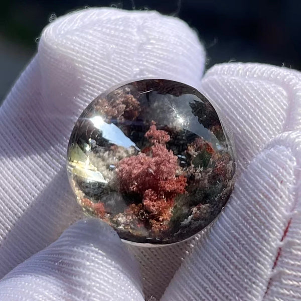 Green Phantom Quartz Ball-ToShay.org