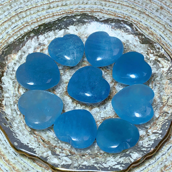 Blue Aquamarine Hearts-ToShay.org