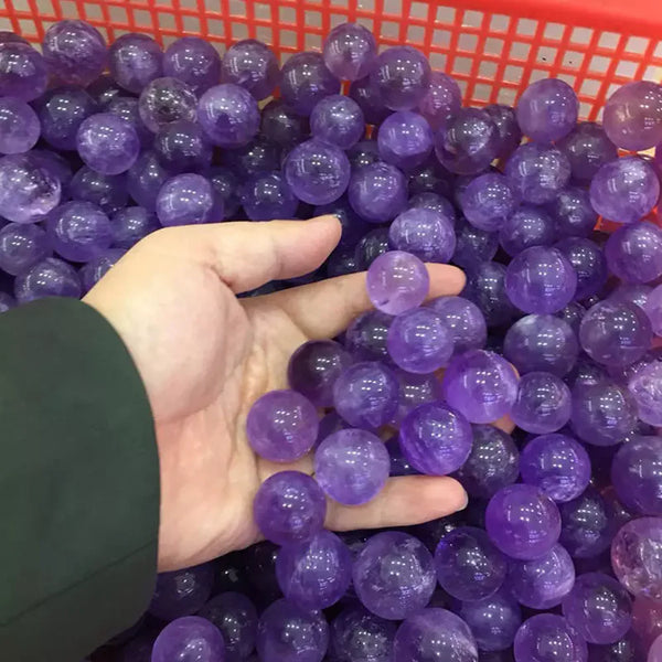 Purple Amethyst Crystal Ball-ToShay.org
