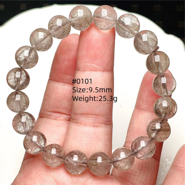 Silver Rutilated Quartz Bracelet-ToShay.org