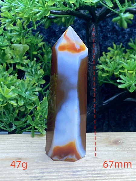 Orange Carnelian Wand-ToShay.org
