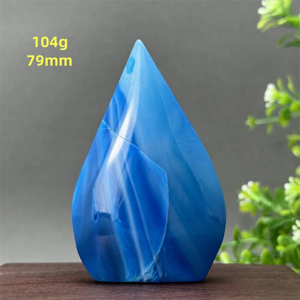 Blue Agate Torch-ToShay.org