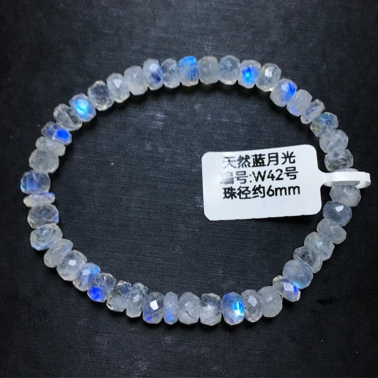 Blue Light Moonstone Bracelet-ToShay.org