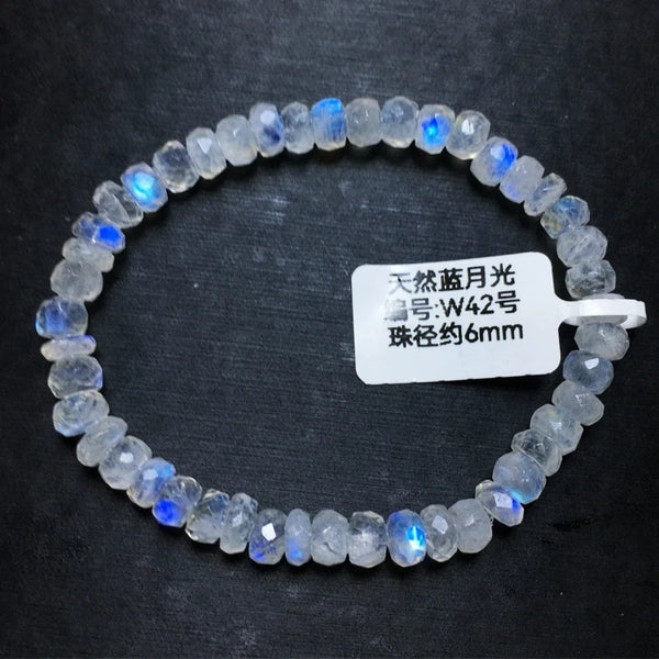 Blue Light Moonstone Bracelet-ToShay.org