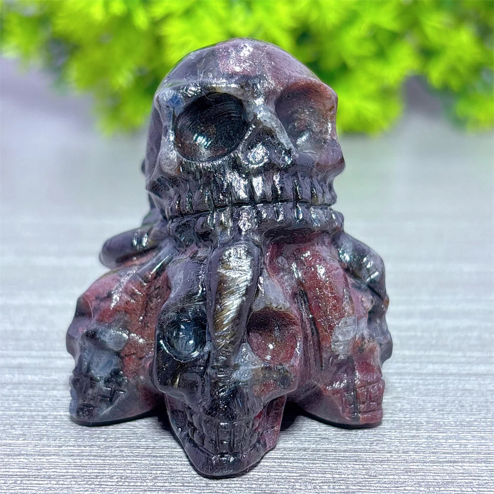 Red Garnet Skulls-ToShay.org