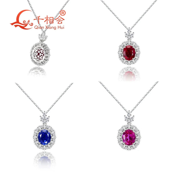 Red Ruby Crystal Pendants-ToShay.org