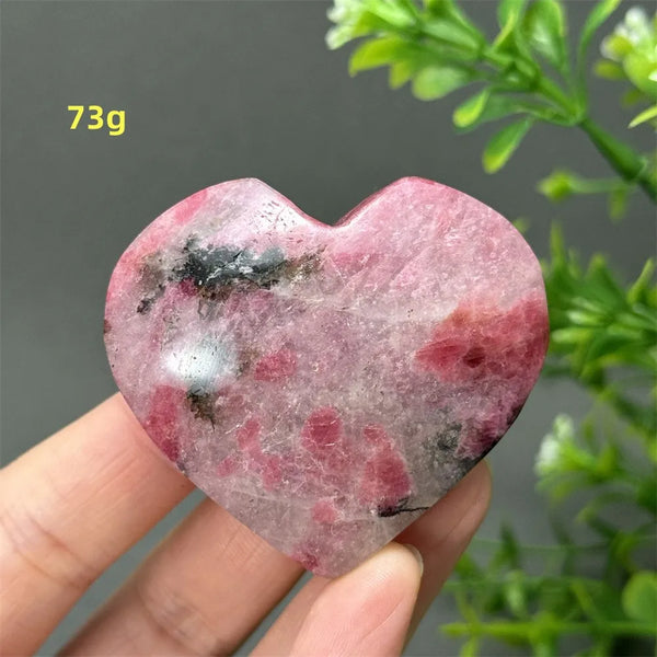 Pink Rose Rhodochrosite Heart-ToShay.org