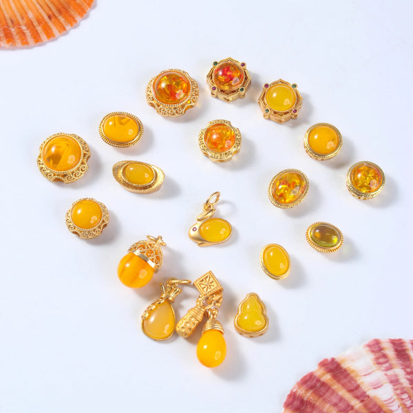 Yellow Beeswax Bead-ToShay.org