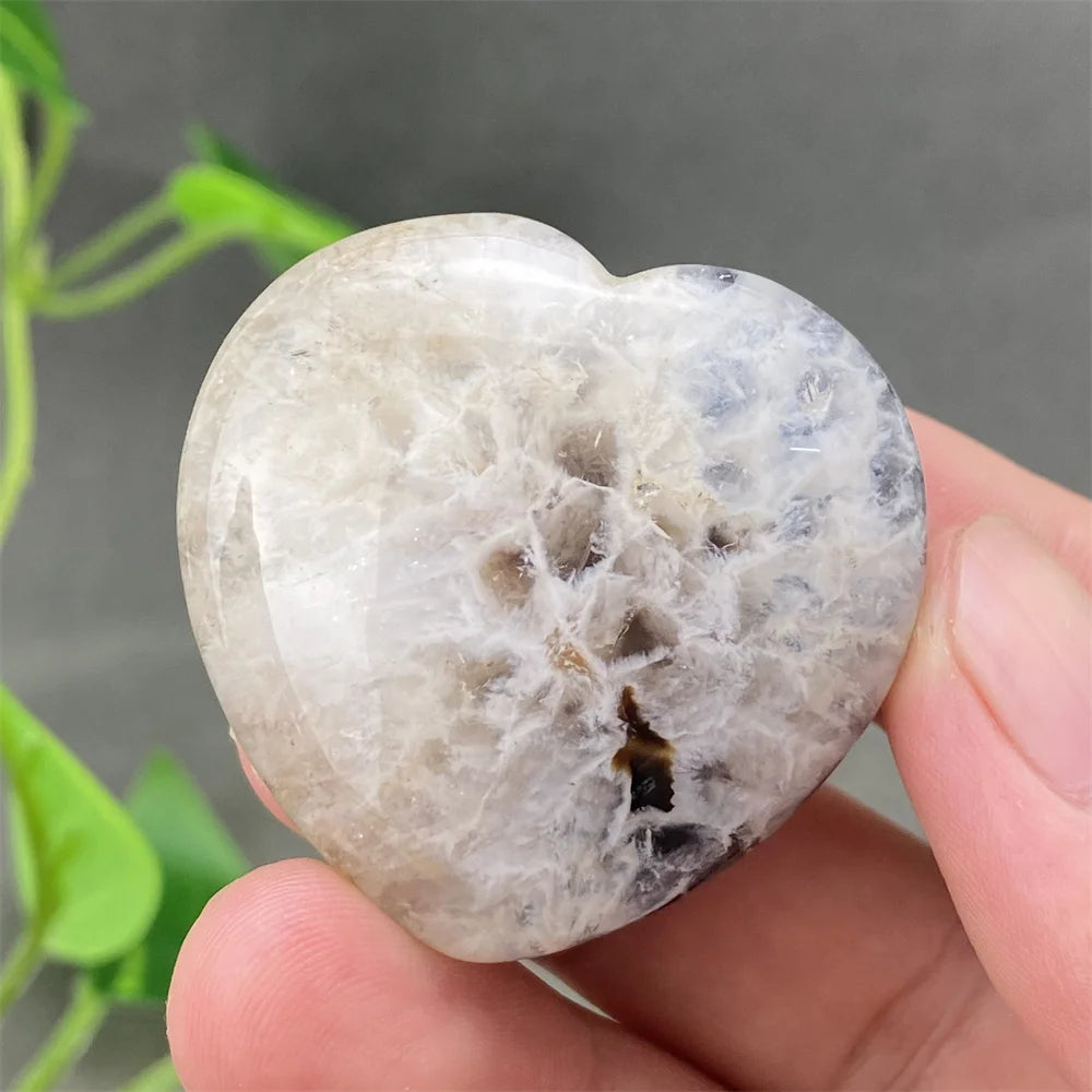 Black Agate Geode Heart-ToShay.org