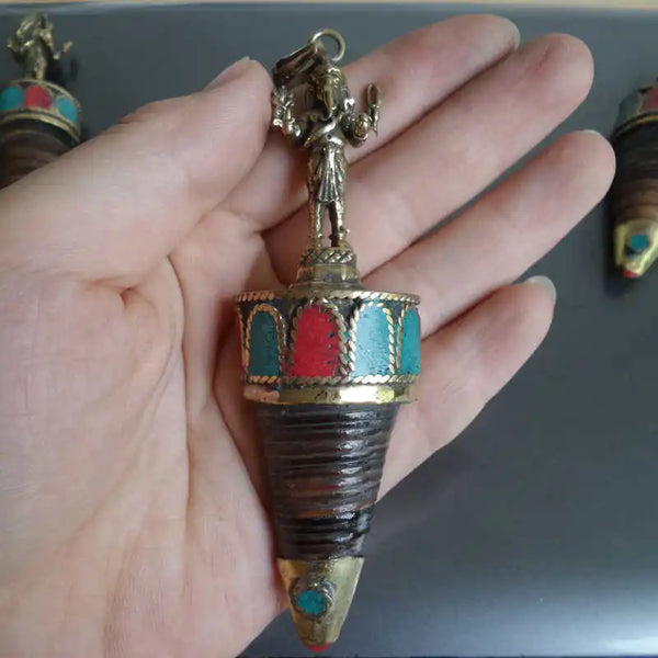 Tibetan Copper Ganesh Pendants-ToShay.org
