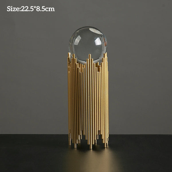 Gold Crystal Ball Stands-ToShay.org