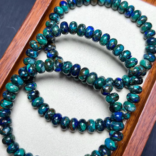 Blue Malachite Azurite Bracelet-ToShay.org