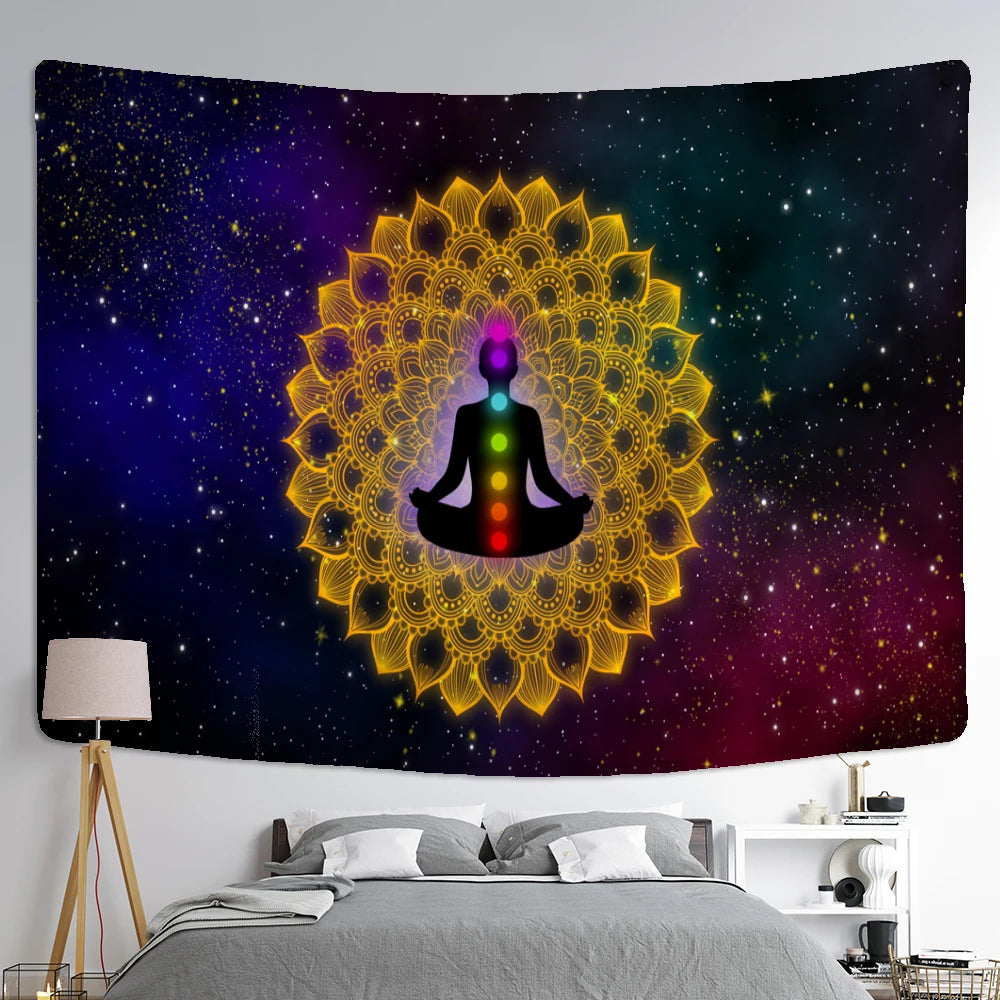 Chakra Meditation Tapestry-ToShay.org