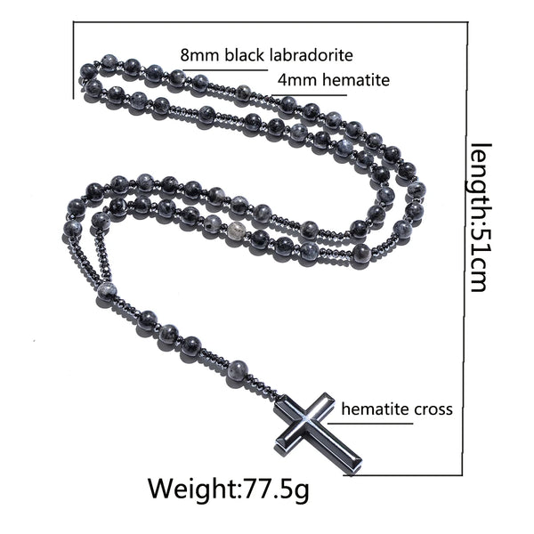 Black Labradorite Rosary-ToShay.org