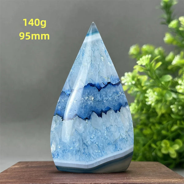 Blue Agate Torch-ToShay.org