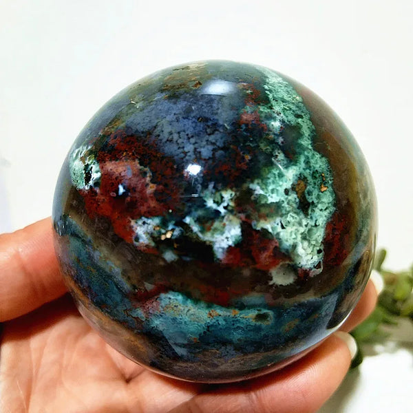 Mixed Ocean Jasper Ball-ToShay.org
