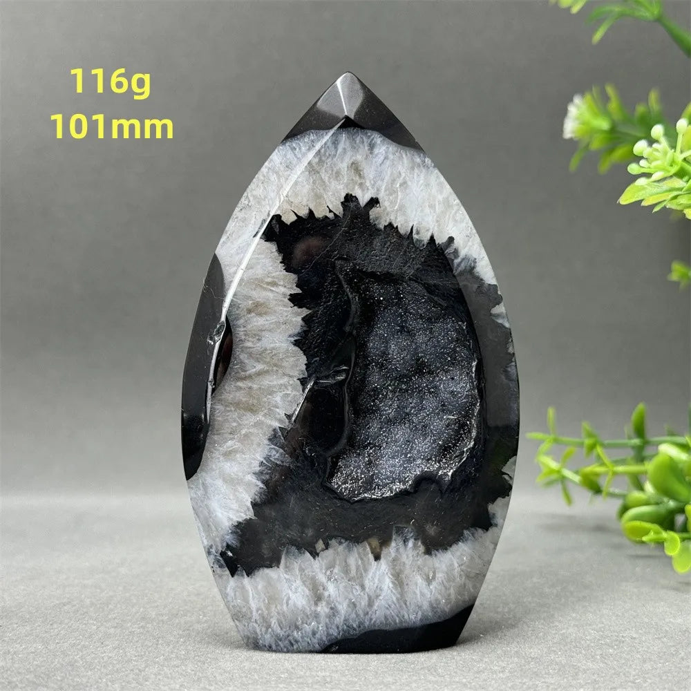 Black Onyx Geode Torch-ToShay.org
