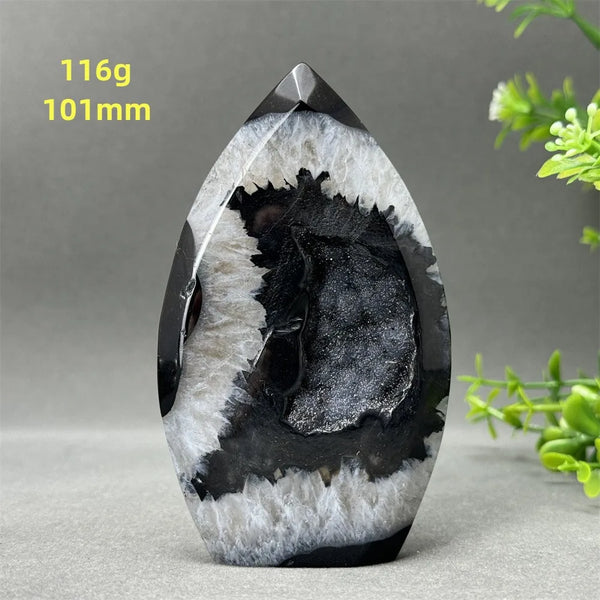 Black Onyx Geode Torch-ToShay.org