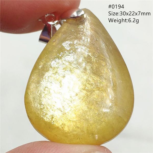 Gold Lepidolite Flash Pendant-ToShay.org