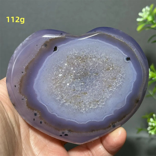 Blue Agate Geode Heart-ToShay.org