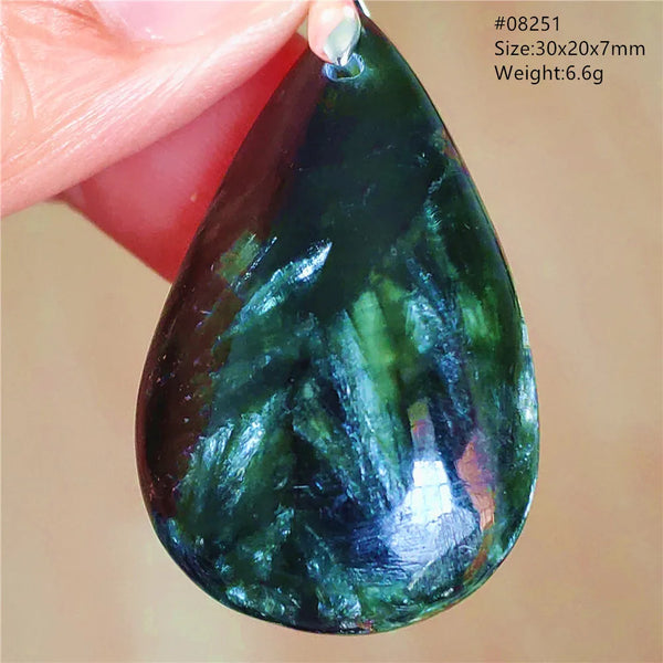 Green Seraphinite Pendant-ToShay.org