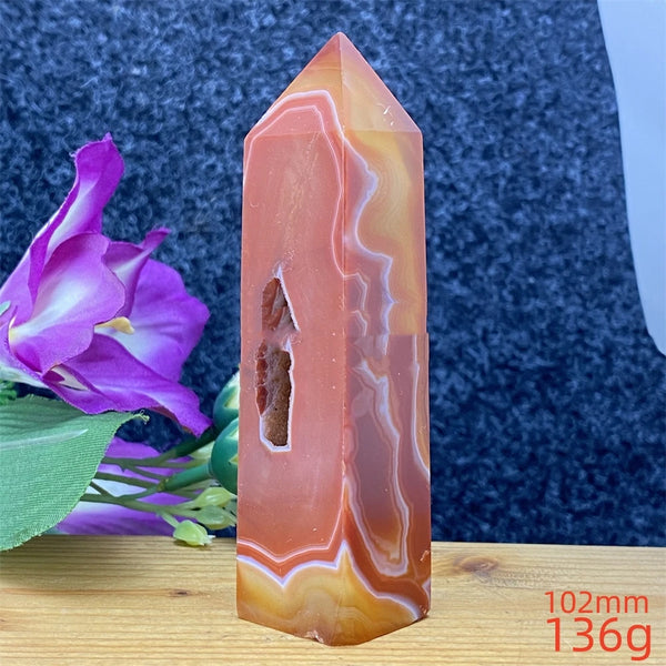 Red Lace Agate Point-ToShay.org