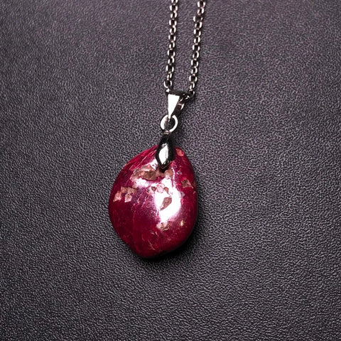 Red Cinnabar Pendant-ToShay.org