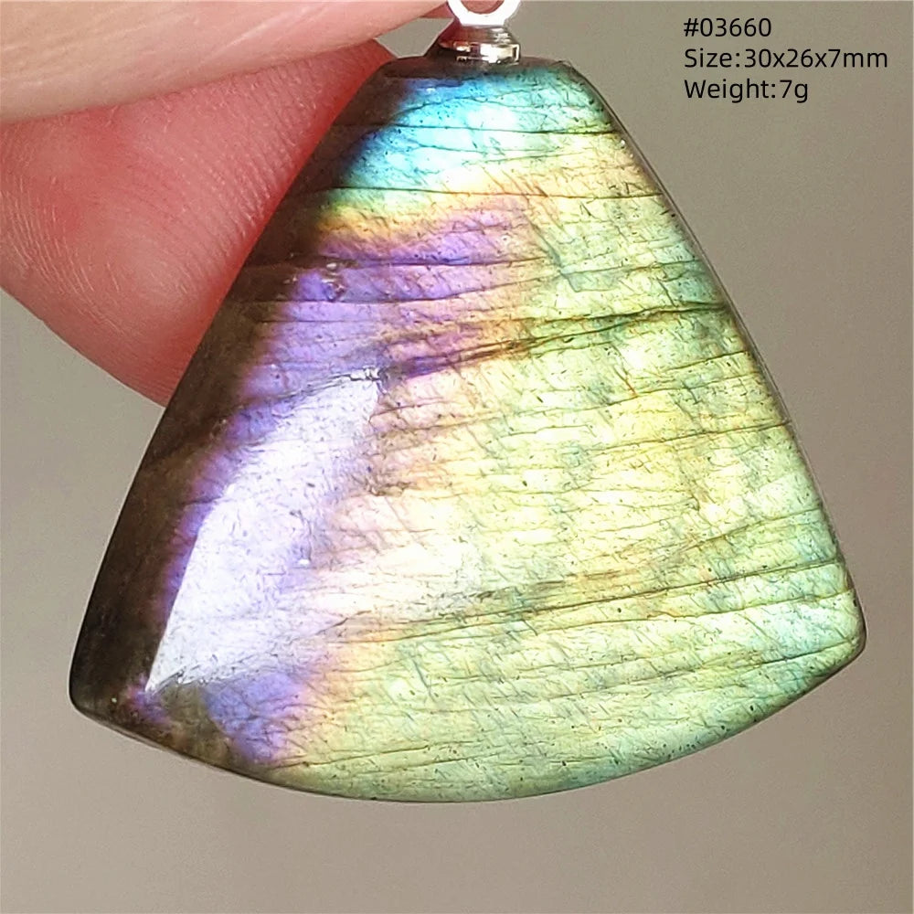 Blue Purple Labradorite Pendant-ToShay.org