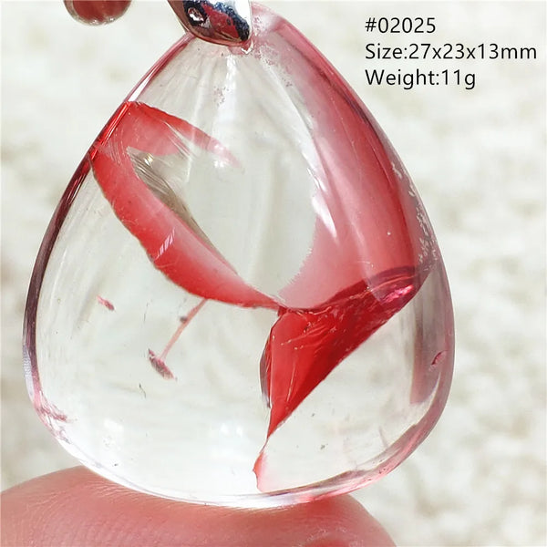 Red Limonite Quartz Pendant-ToShay.org